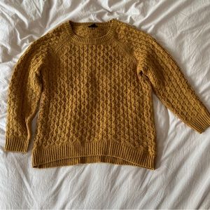 Mustard Yellow Knit Sweater